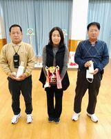 佐賀ヤマト吹矢クラブ１２月例会の上位入賞者