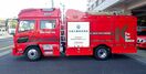 唐津市消防本部の消防車の側面広告、「大西工業」が協賛　国…