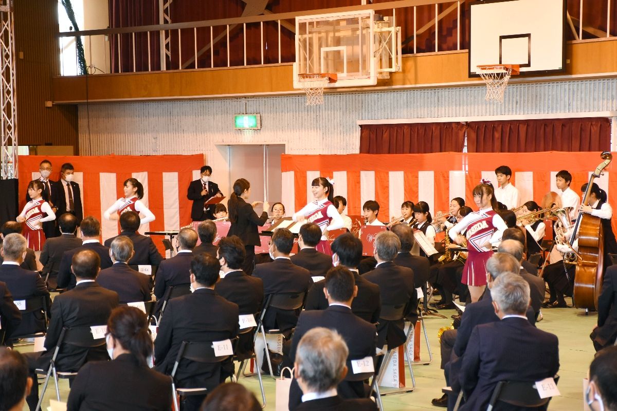 早稲田佐賀中学・高校」創立10年祝う 「紺碧の空」でエールも | まちの 