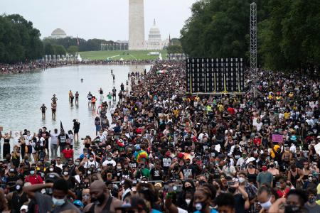 米 人種融和訴え集会数千人 ワシントン大行進から５７年 全国のニュース 佐賀新聞live
