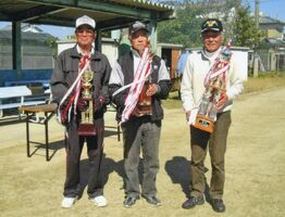 千代田グラウンドゴルフ協会１１月定例会の上位入賞者