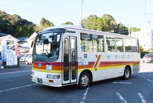 予約型の乗り合いタクシーに切り替えになる朝日―橘―武雄線の循環バス