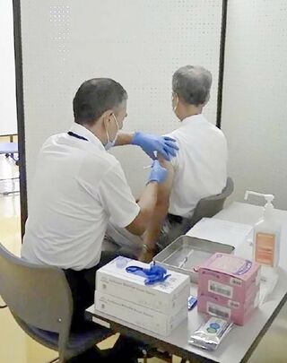 ＜コロナワクチン＞玄海原発で職域接種始開始　1400人、9月末完了