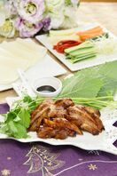 レシピ「簡単！北京ダック風鶏肉パーティー」